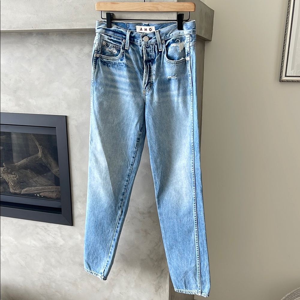 AMO LILAH Women's Blue Jeans
